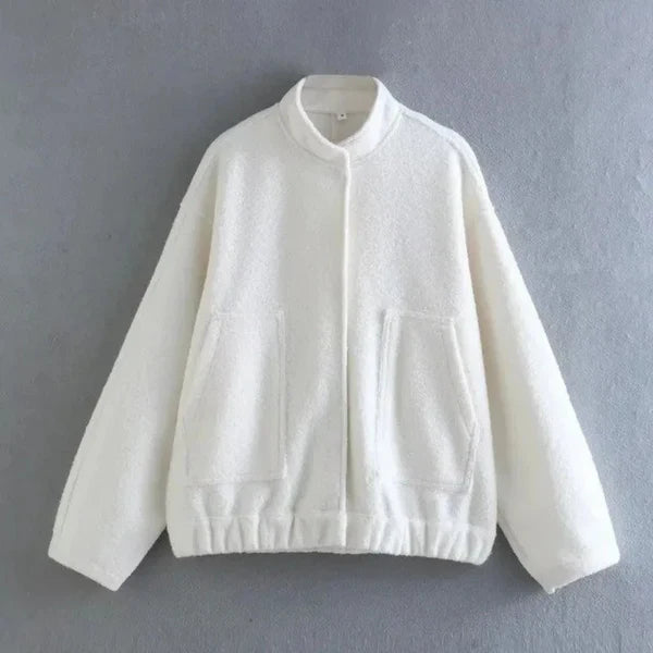 Oversize Women's Bomber Jacket Style