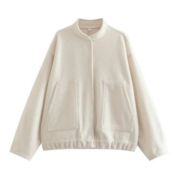 Oversize Women's Bomber Jacket Style