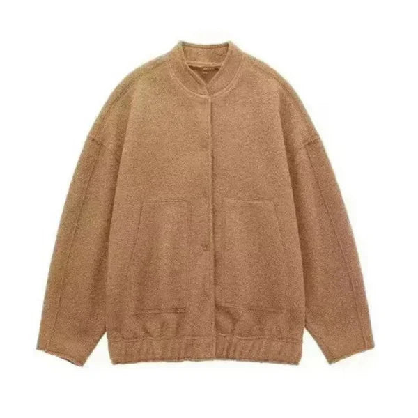 Oversize Women's Bomber Jacket Style