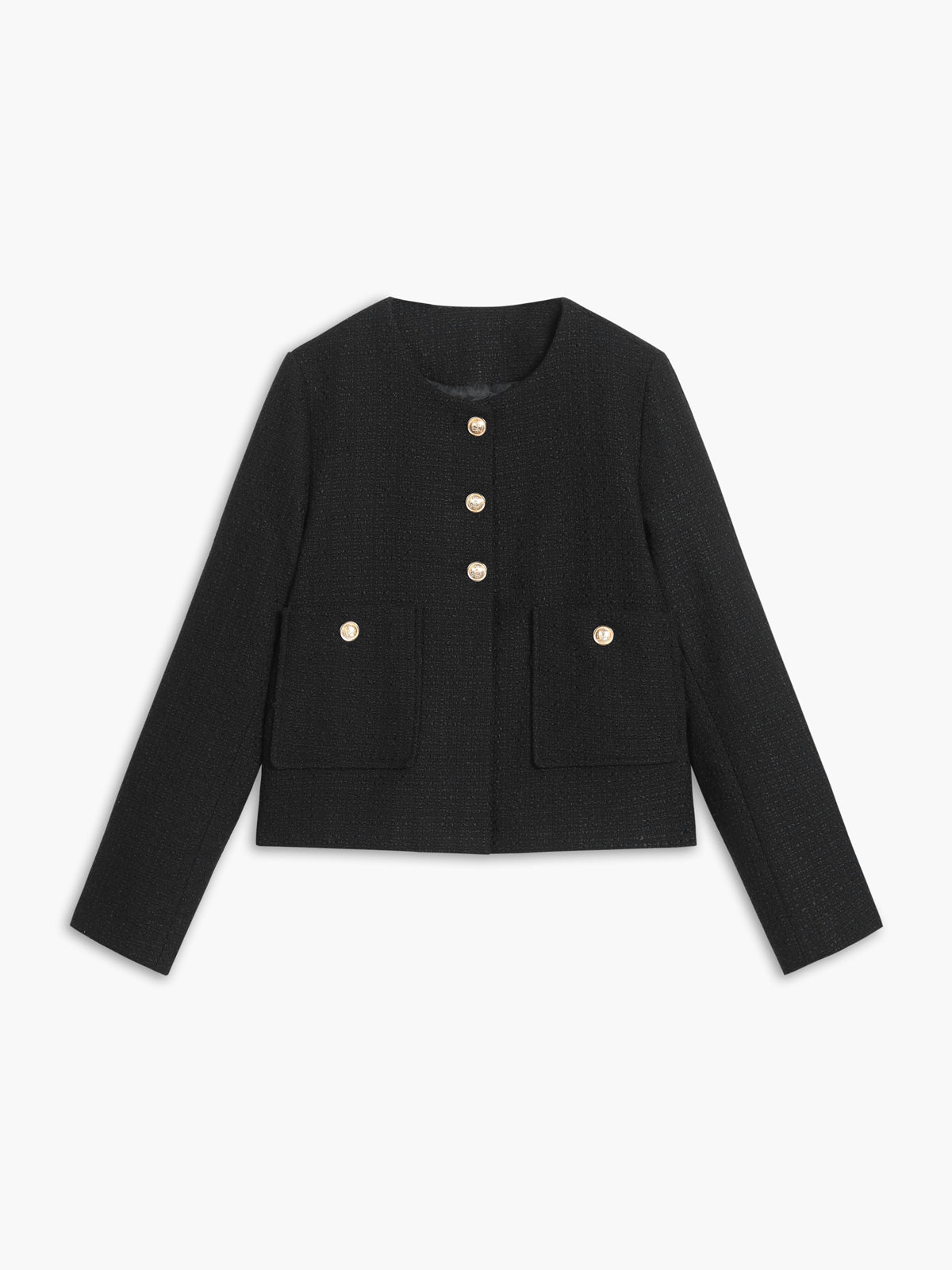 Stylish Tweed Jacket Elegant Design