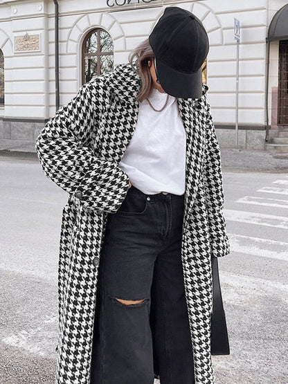 Damen Oversized Wintermantel - IdealeKleiden