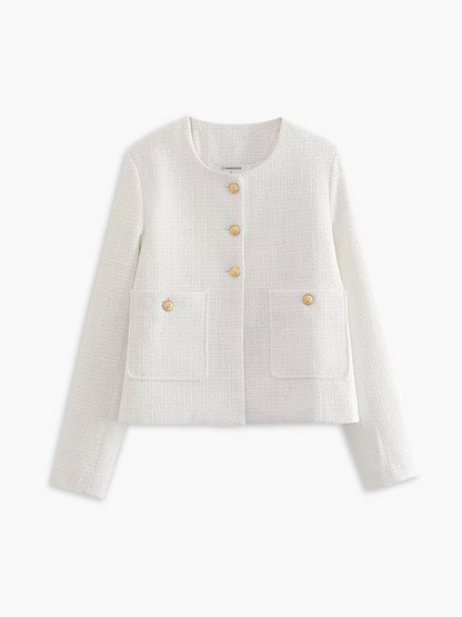Stylish Tweed Jacket Elegant Design