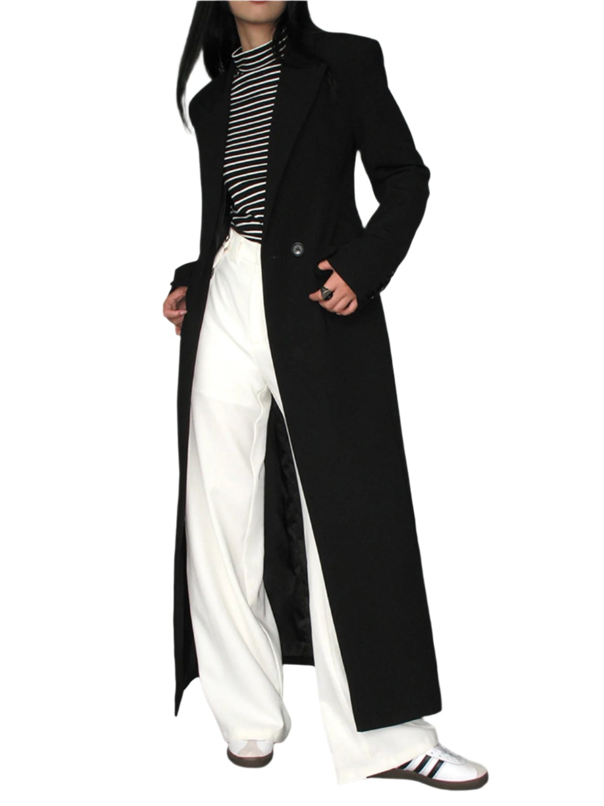 Elegant Women's Long Coat Timelessly Chic