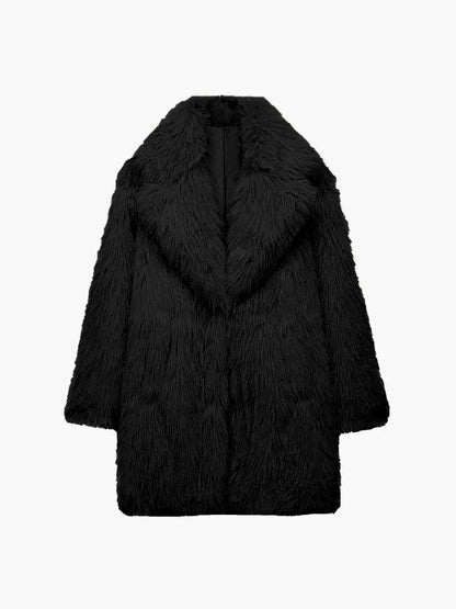 Long Faux Fur Coat
