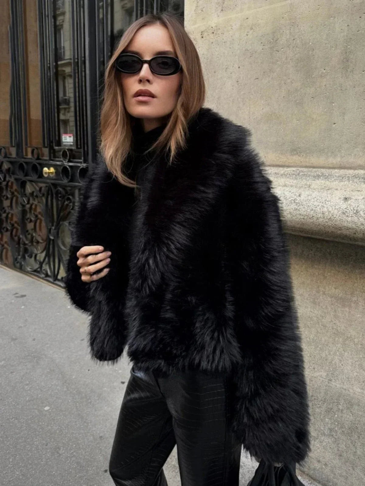 Women's Oversize Faux Fur Jacket