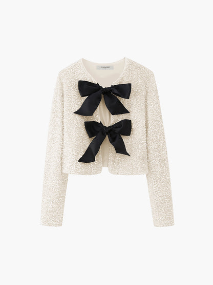 Elegant Women's Velvet Floral Pattern Jacket