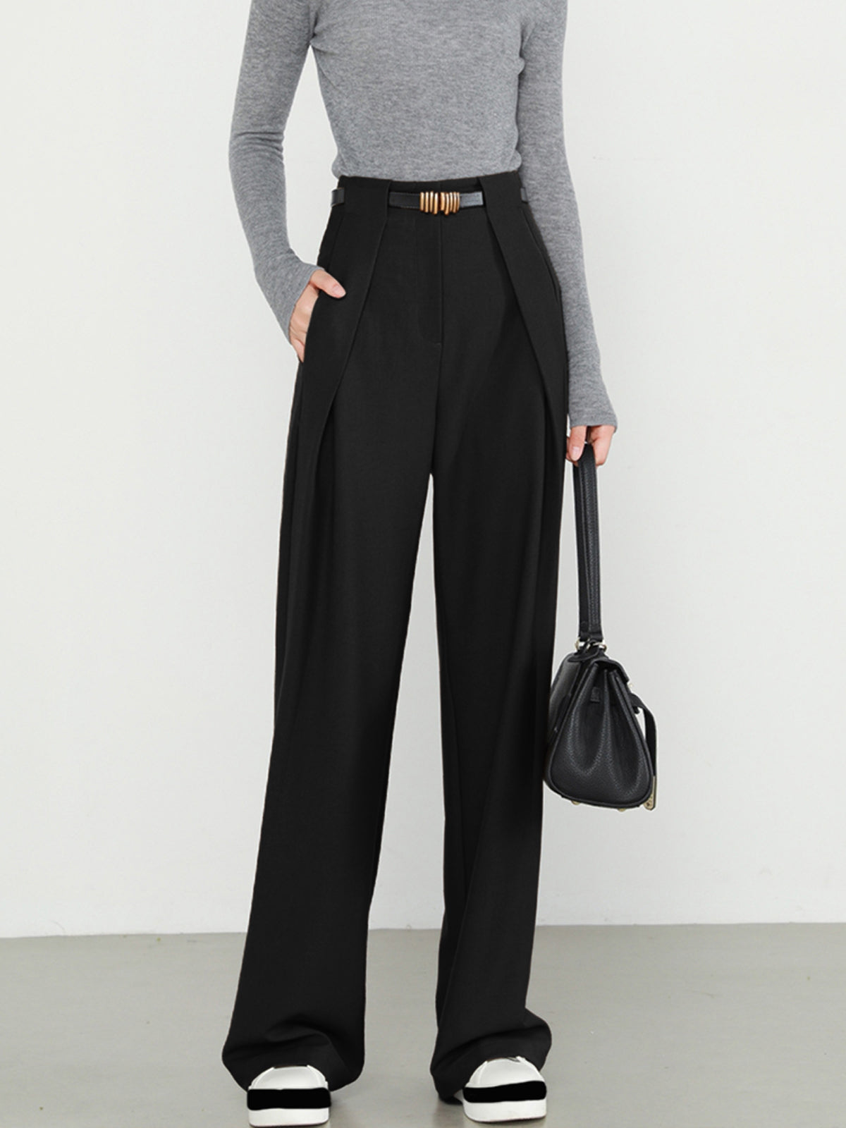 Tailored Women's Trousers Elegant Slim Fit