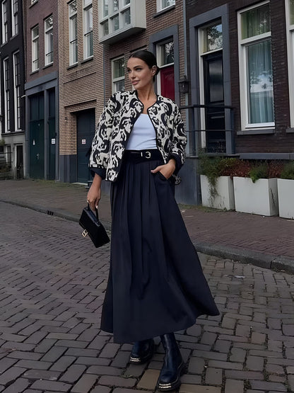 Trendy Animal Print Jacket Bold Style