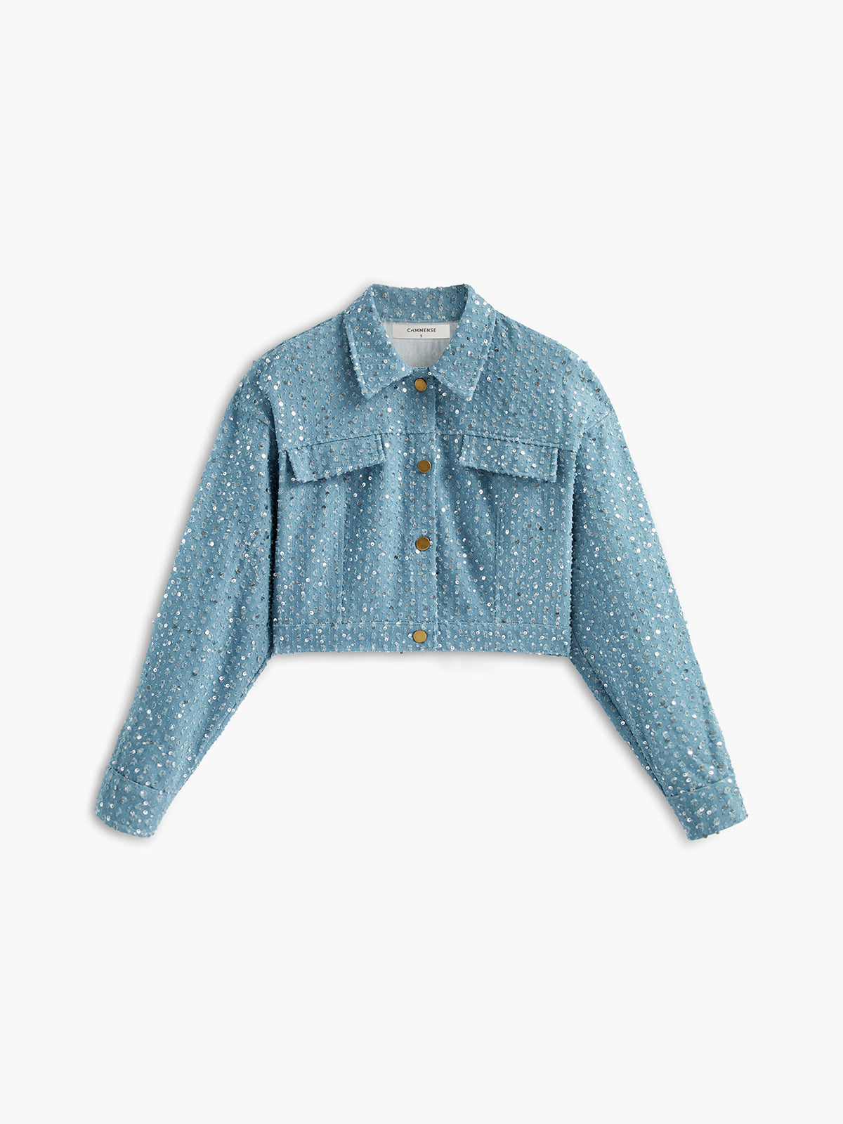 Stylish Women's Crop Jacket Decor