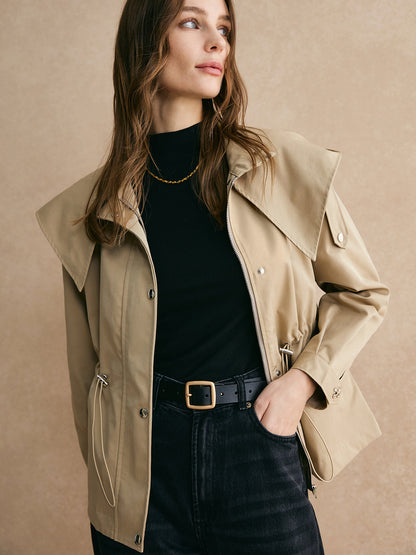 Classic Women's Trench Coat Elegant Cut