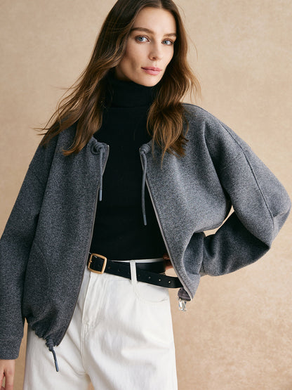 Fashionable Women's Zipper Jacket