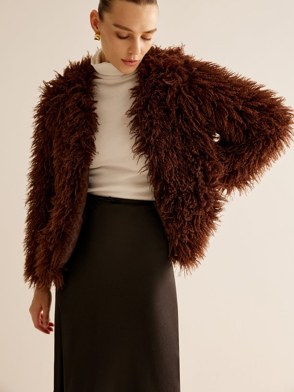 Faux Fur Jacket Spring Modern Chic