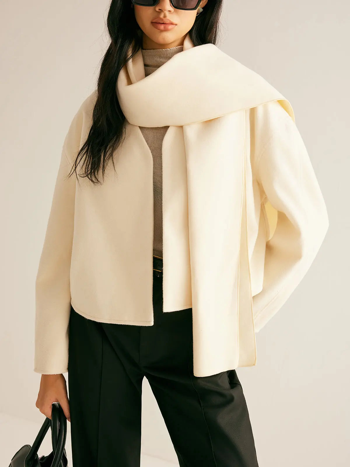 Classic Women's Short Coat Scarf