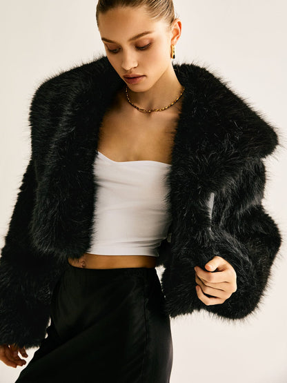 Vegan Faux Fur Winter Coat