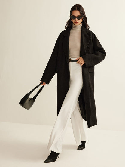 Stylish Trench Coat Black Classic