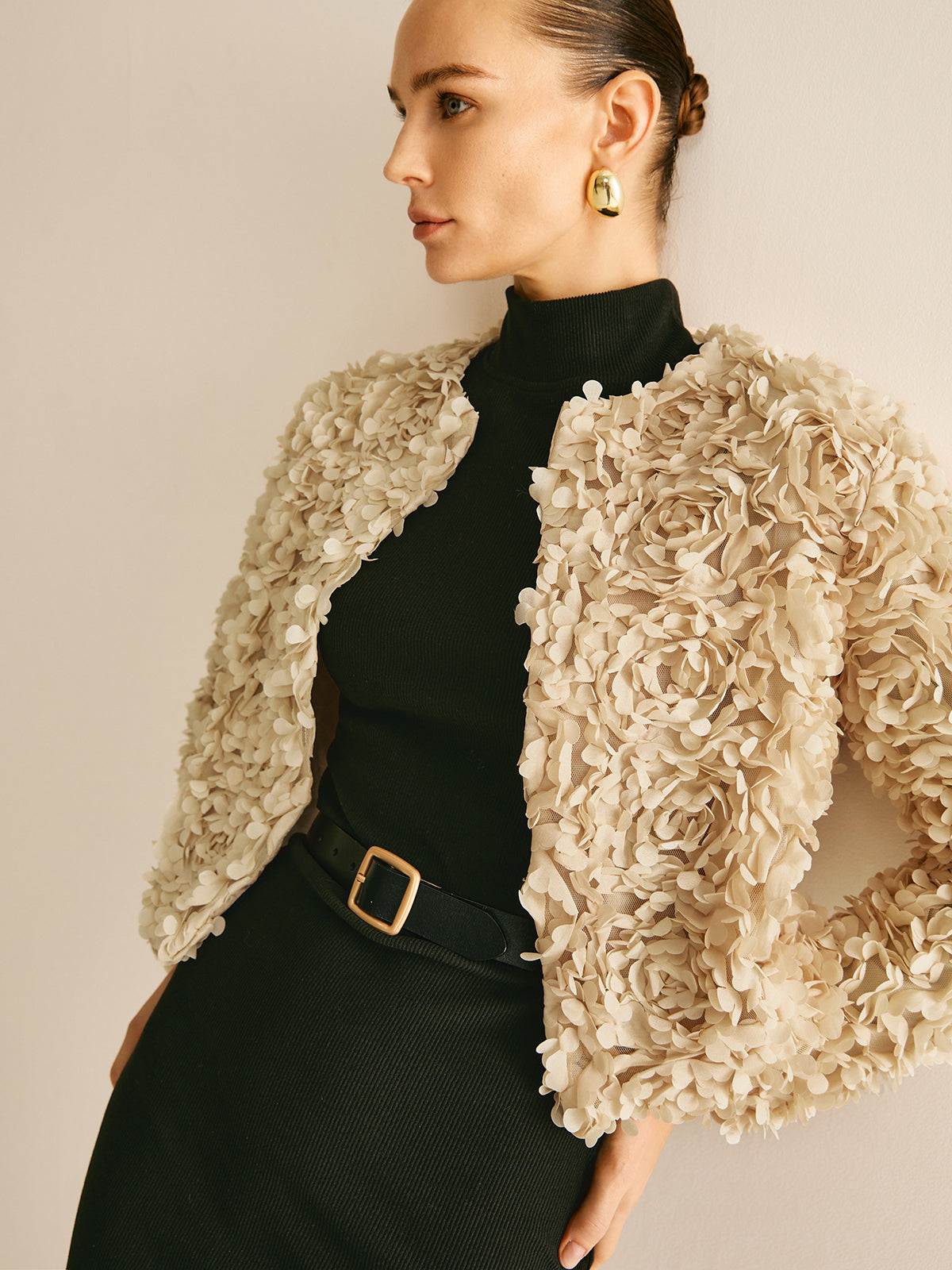 Elegant Beige Blazer for Women