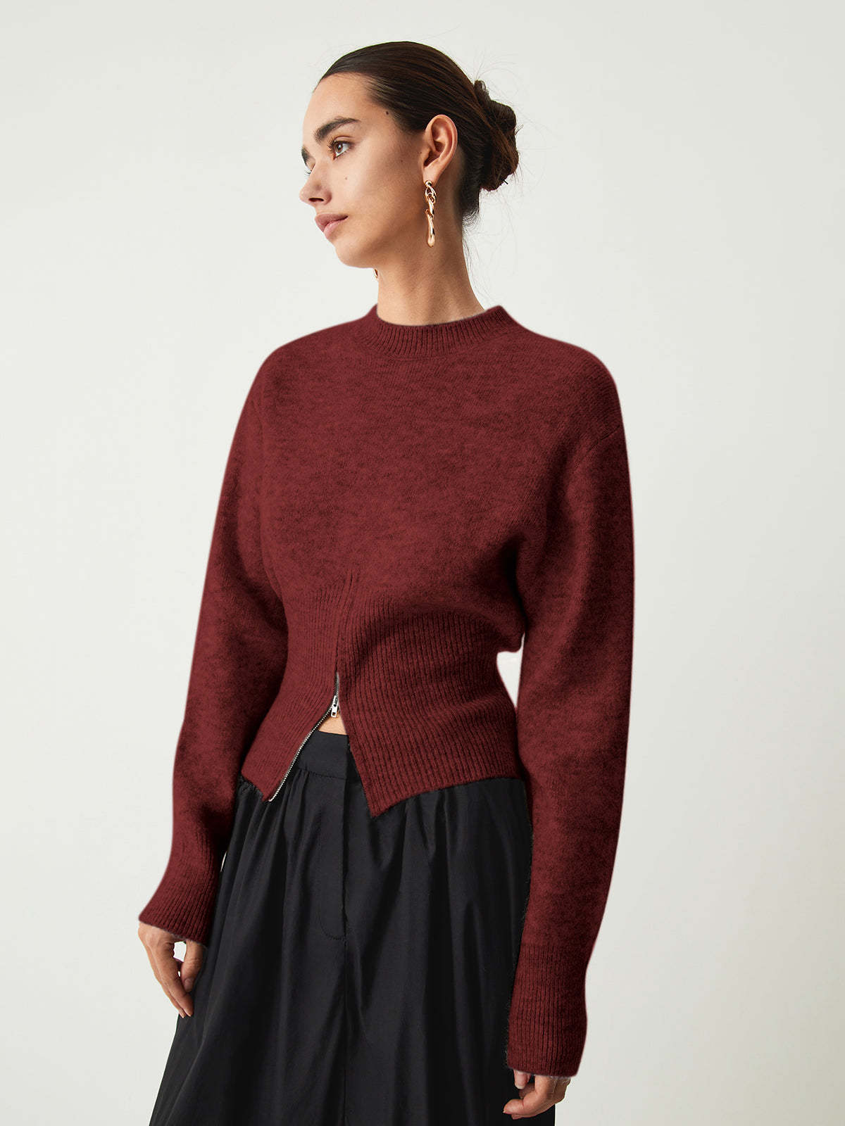 Praktische Halbzip-Jacke