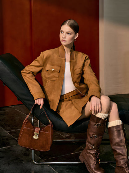 Practical Zipper Jacket Modern Style