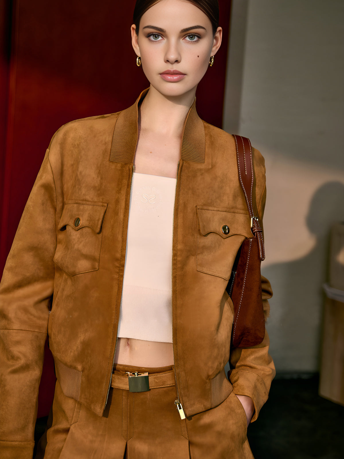 Praktische Reißverschlussjacke Modern Style - IdealeKleiden
