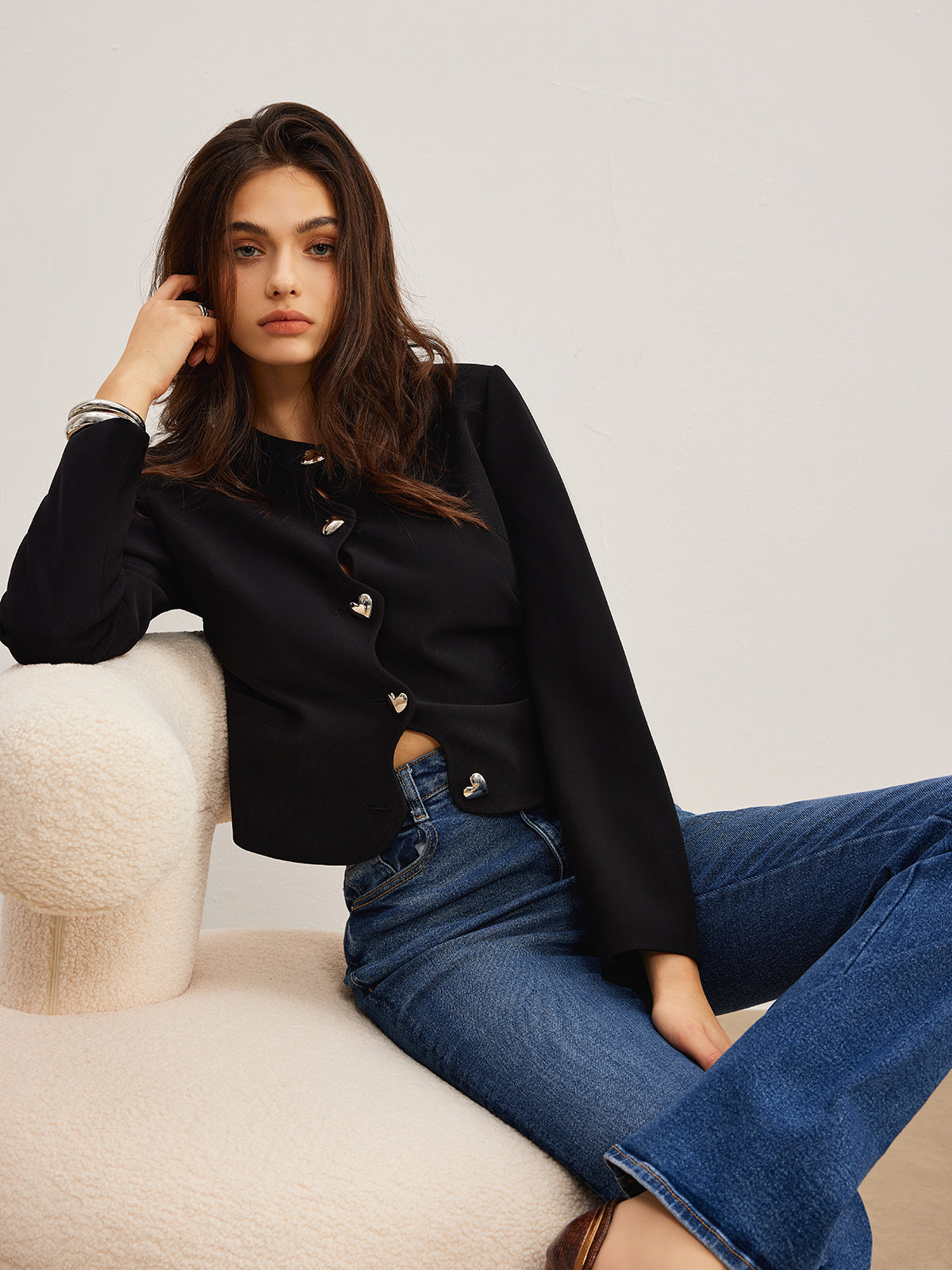 Classic Women's Jacket Comfortable Regular Fit