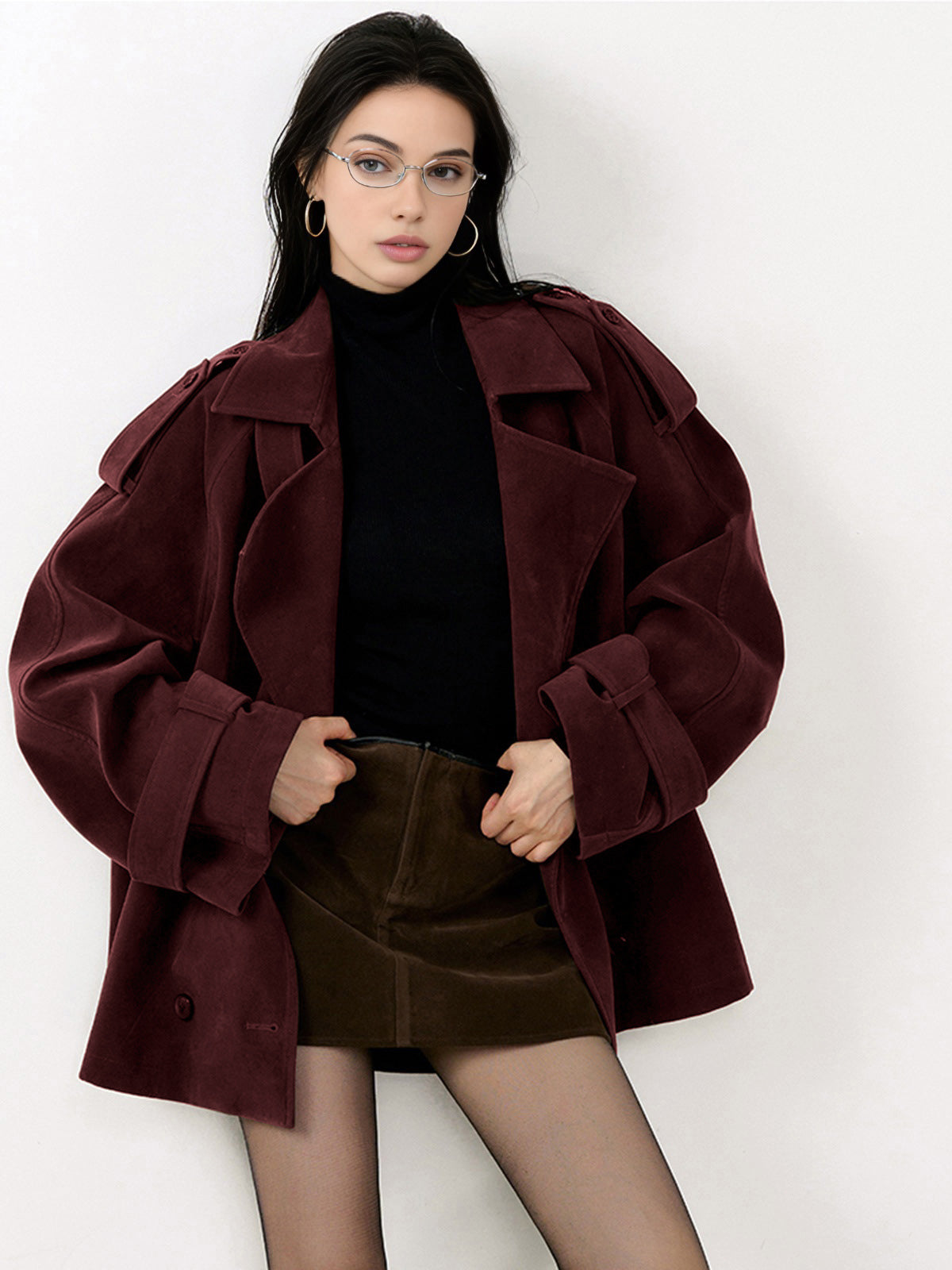 Women's Leather Jacket Trendy Casual