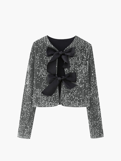 Elegant Women's Velvet Floral Pattern Jacket