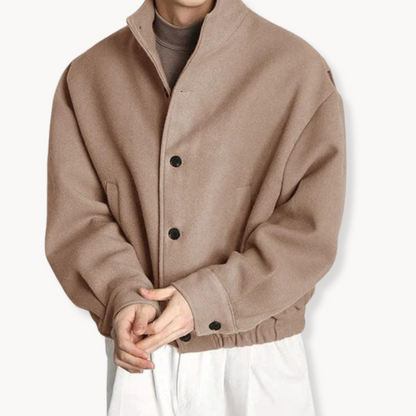 Men's Jacket Modern Chic Stand-Up Collar
