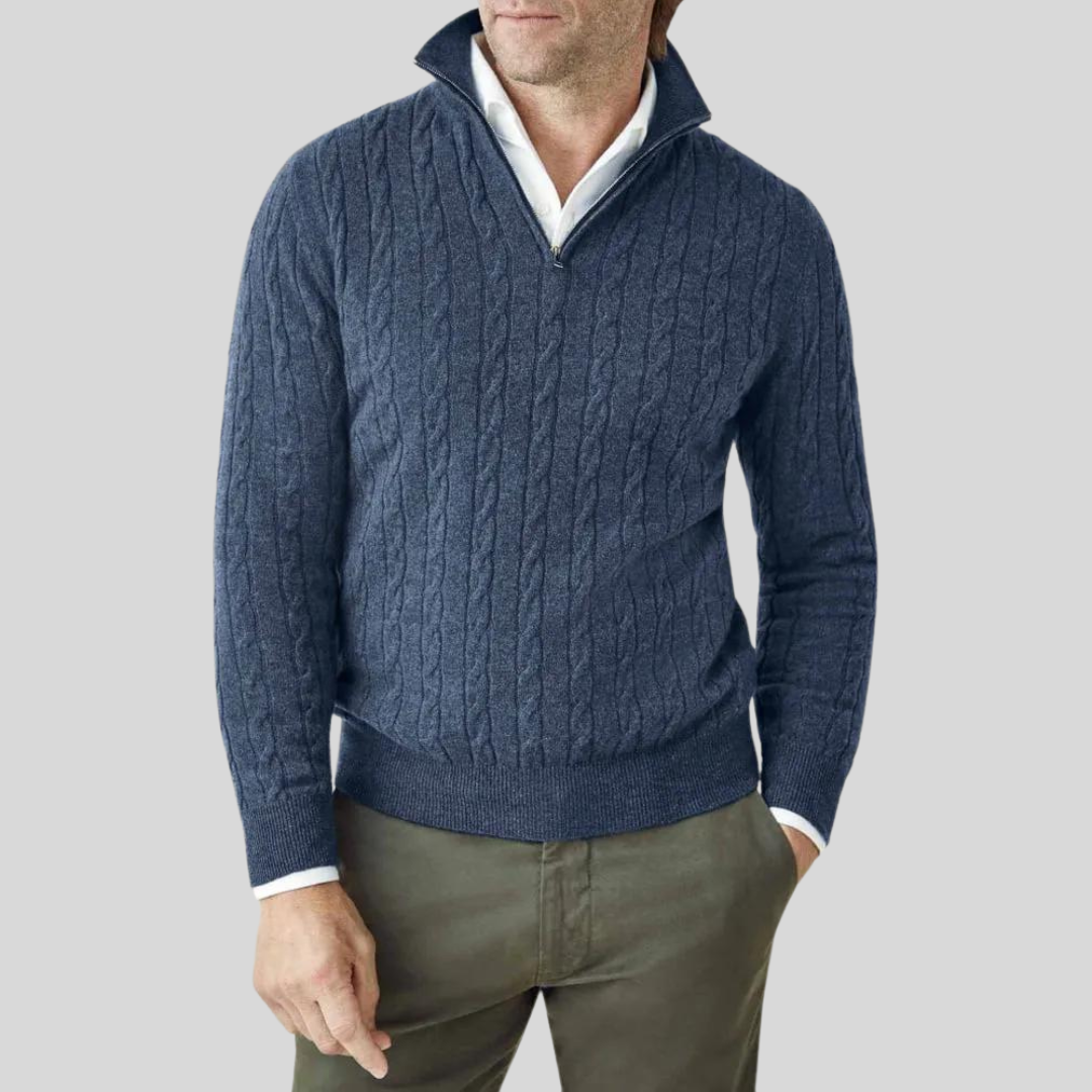 Men's High-Quality Zipper Sweater