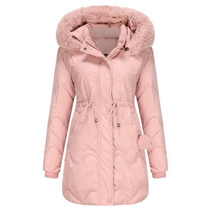 Women's Fluffy Collar Winter Coat