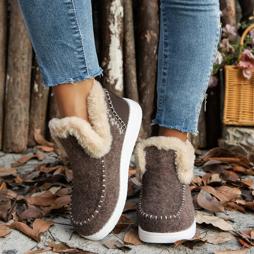 Cozy Winter Ankle Boots for Women