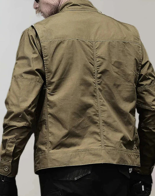 Praktische Herrenjacke Taktisch Cargo Stil - IdealeKleiden