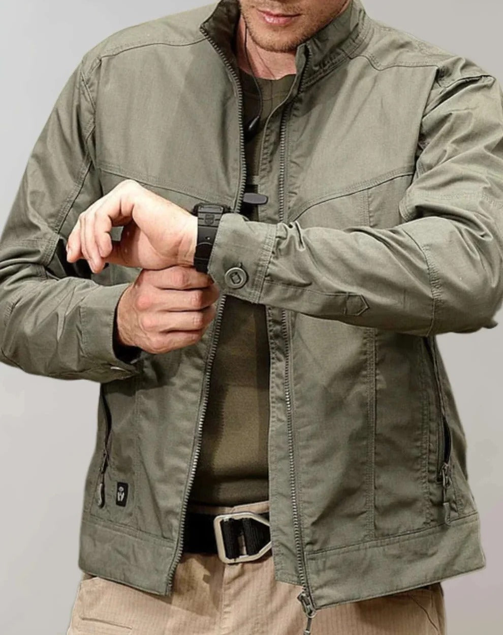 Men's Practical Tactical Cargo Style Jacket
