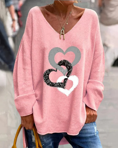 Flosa - Women's Sweater Comfortable Graphic Design