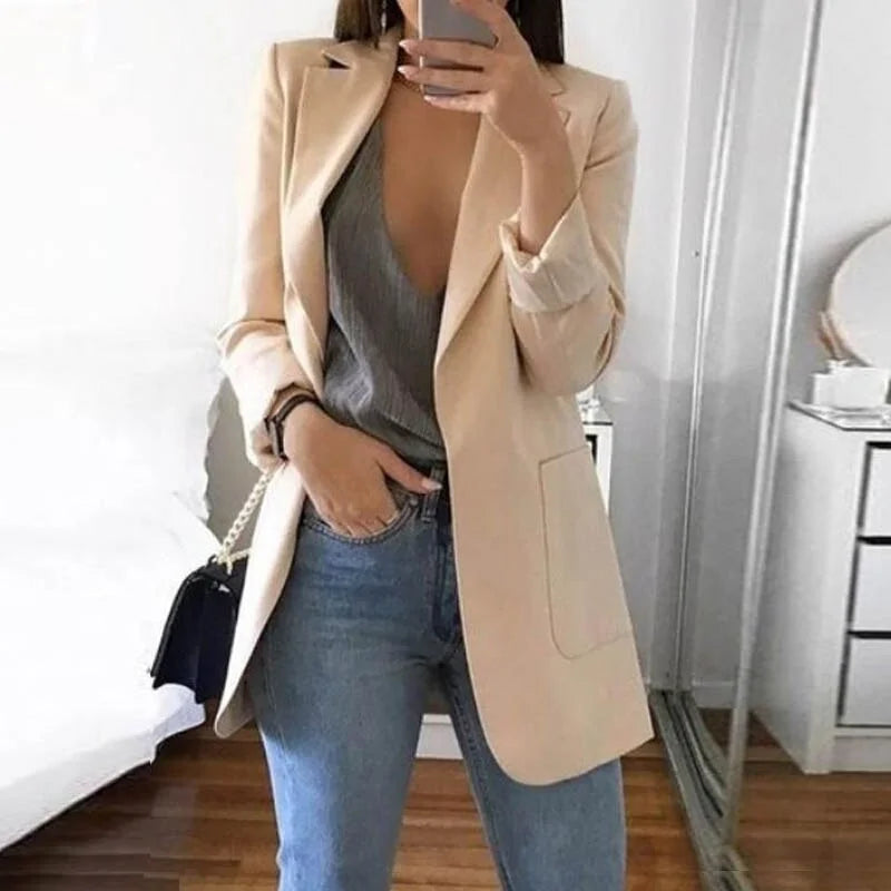 Modischer Streetwear Blazer Elegant Slim - IdealeKleiden