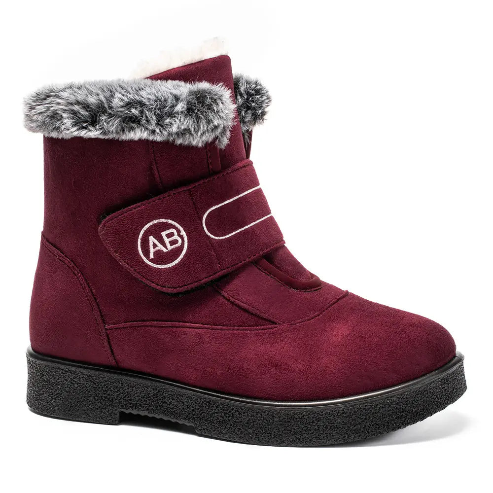 Women's Warm Rabbit Fur Insulated Snow Boots