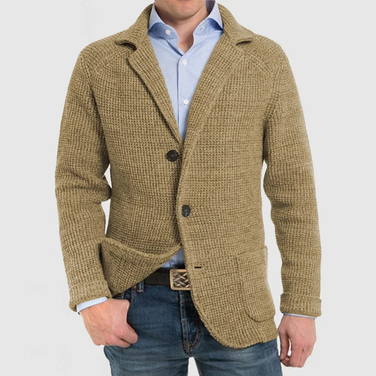 Men's Modern Two-Button Cardigan