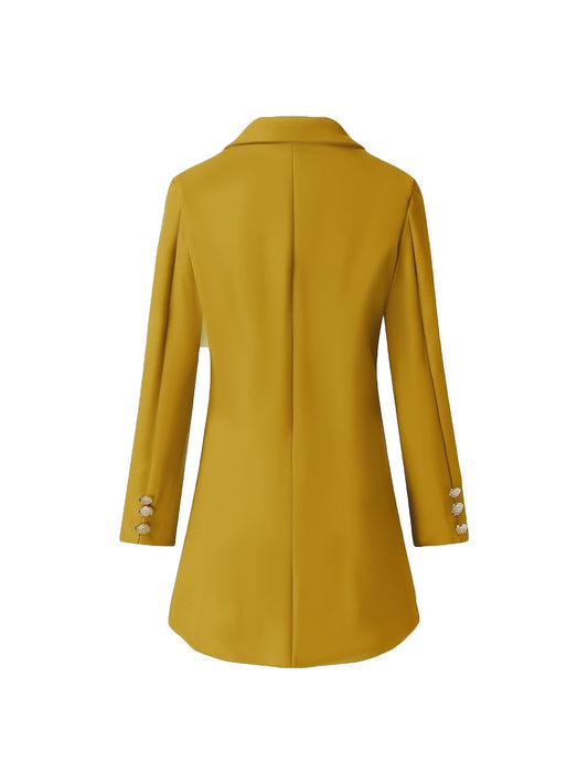 Damen Mantel Warm Kragen Herbst Winter - IdealeKleiden