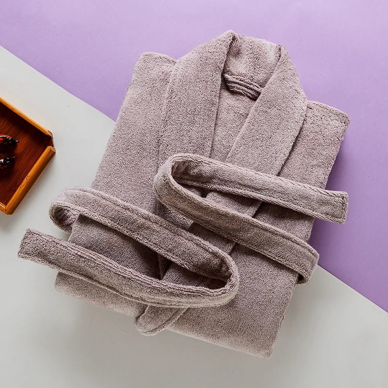 Cuddly Men's Long Fleece Bathrobe