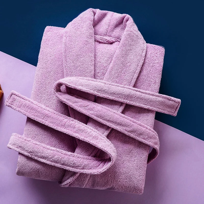 Cuddly Men's Long Fleece Bathrobe