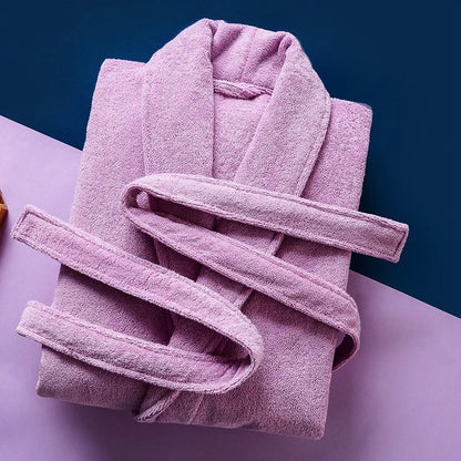Cuddly Men's Long Fleece Bathrobe