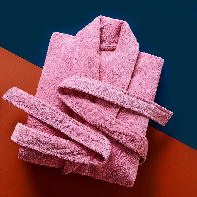 Cuddly Men's Long Fleece Bathrobe