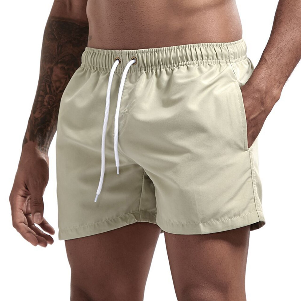 Men's Beach Shorts Elastic Quick Dry