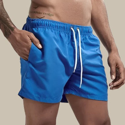 Elastic Quick-Dry Swim Trunks for Men