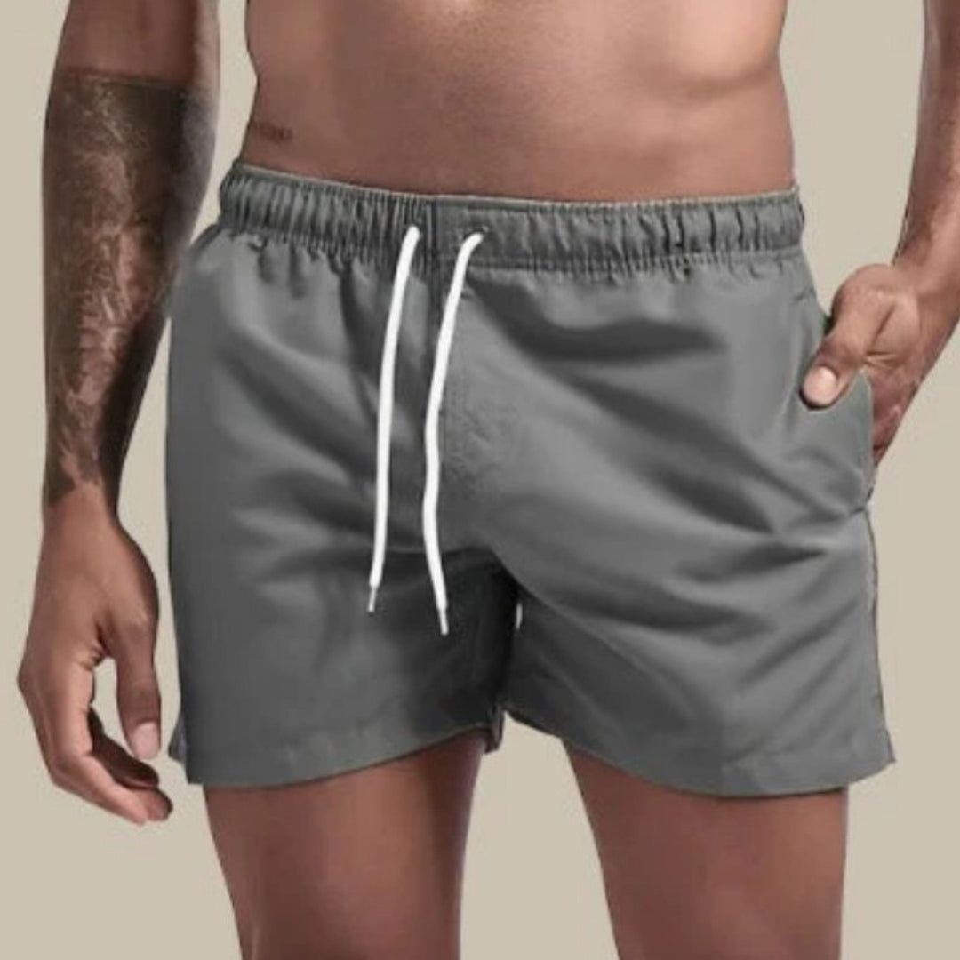 Elastic Quick-Dry Swim Trunks for Men