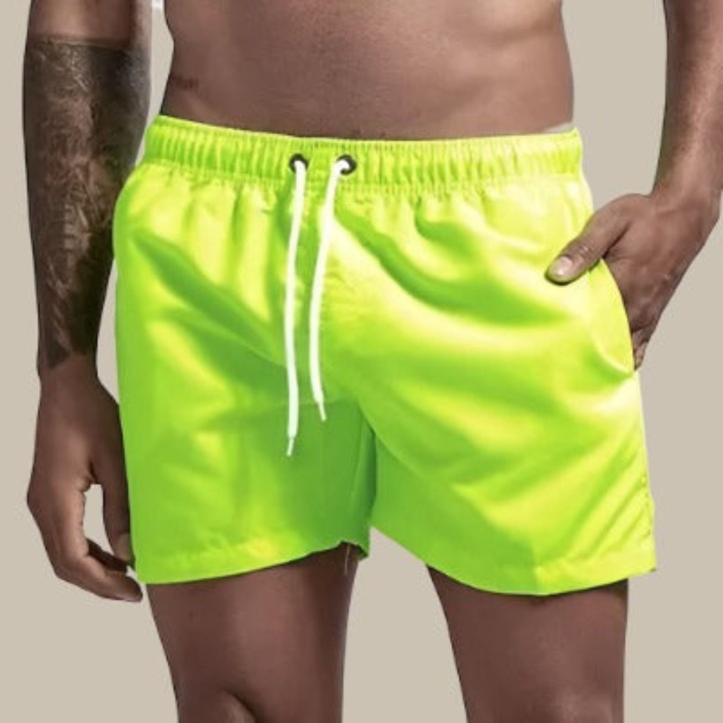 Elastische Badeshorts Schnelltrocknend Männer - IdealeKleiden