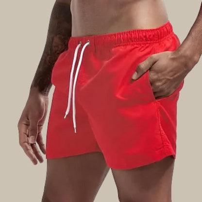 Elastic Quick-Dry Swim Trunks for Men