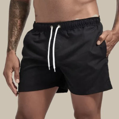 Elastic Quick-Dry Swim Trunks for Men