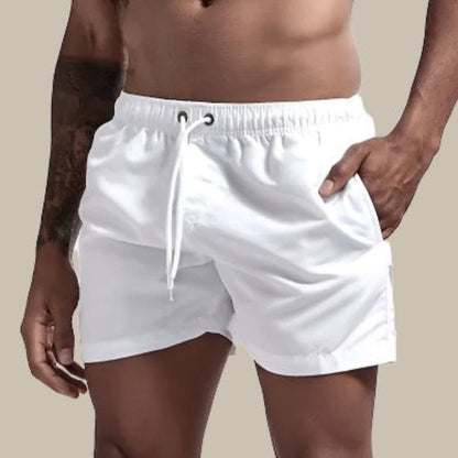 Elastic Quick-Dry Swim Trunks for Men