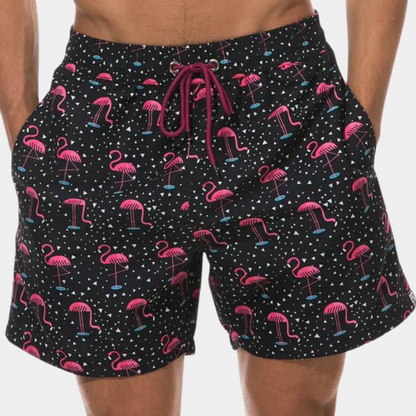 Men's Drawstring Colorful Board Shorts