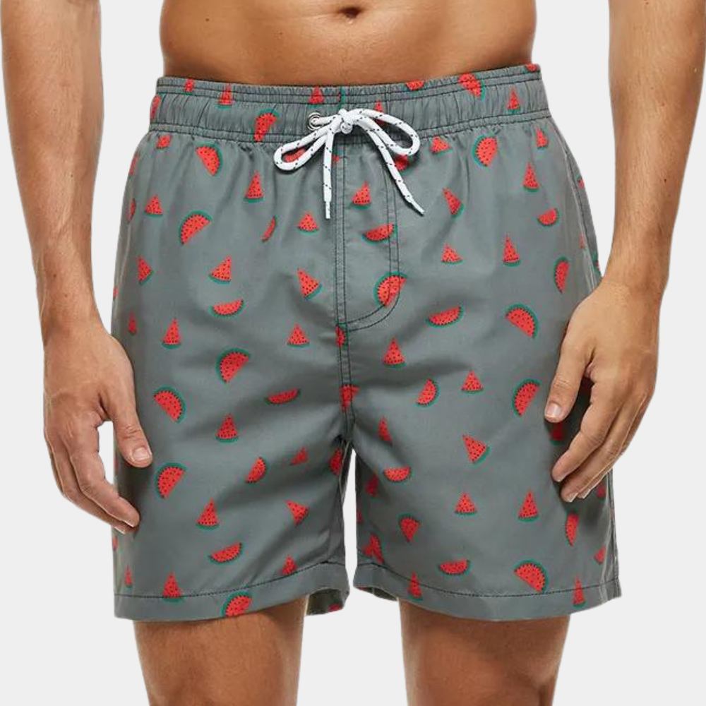 Men's Drawstring Colorful Board Shorts